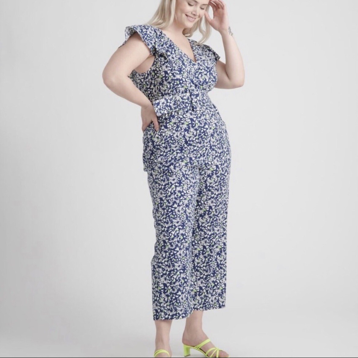 Tanya Taylor Avalon Floral Jumpsuit Size 16