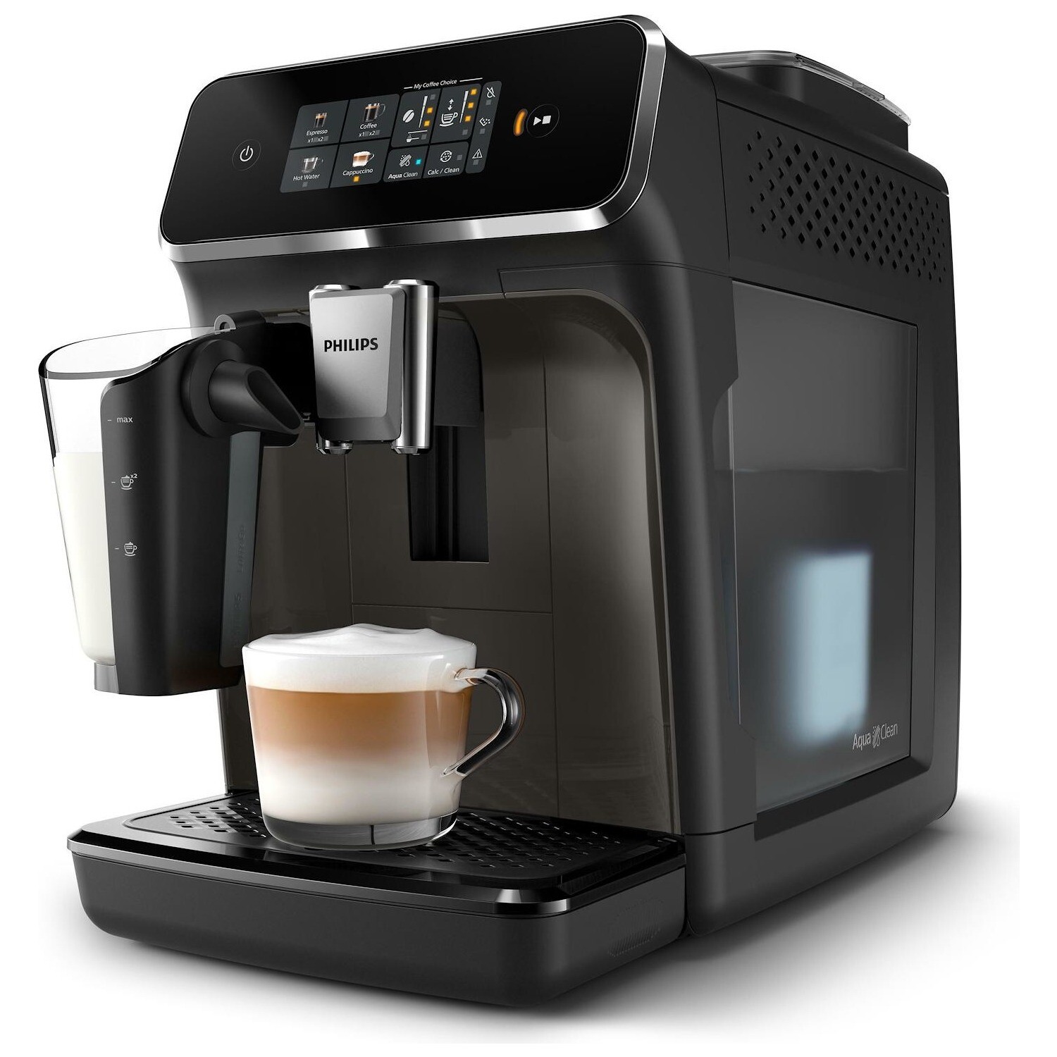 Macchina caffè espresso automatica Philips EP2334/10 con sistema LatteGo black