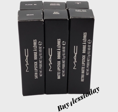MAC Lipstick *YOU CHOOSE* Authentic NEW IN BOX full size | eBay