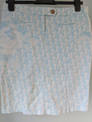 ROCCOBAROCCO DESIGNER  STRETCH COTTON SKIRT S30'' MADE IN ITALY STUNNING  AS NEW