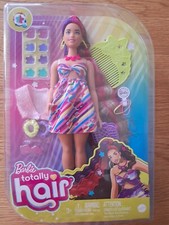 Image of Barbie Fashion Doll. Totally Hair. Gorgeous Coloured Hair & Accessories. NEW!!