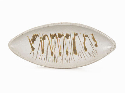 Marshall Studios Ceramic Tray Jane Gordon Martz Mid Century Modern Vintage Gray