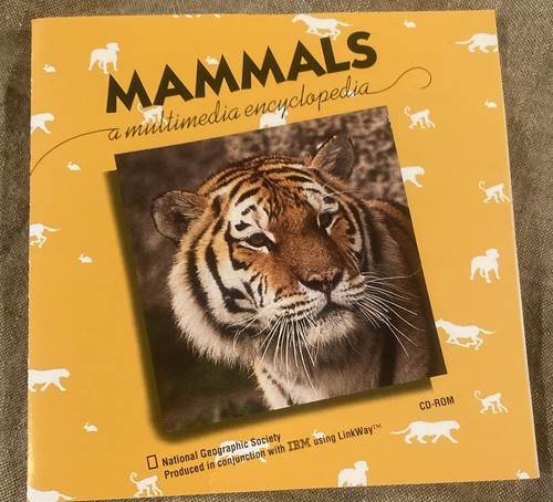 Mammals: A Multimedia Encyclopedia CD-Rom National Geographic Original Case IBM - Picture 4 of 10