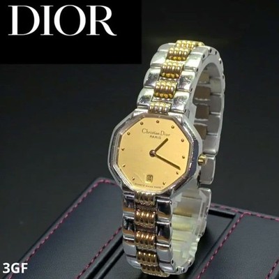 Working Item Dior Octagon Ladies Watch Combination Color Date Function