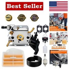 Ready-to-Install Husqvarna Chainsaw Carburetor with Comprehensive Tune-Up Set