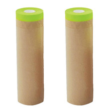 Paint Masking Paper with Adhesive 18in x 50Ft Pre-Taped Masking Paper for Painti