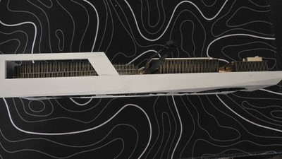 Custom Painted WHITE Gigabyte Rtx 3060 Cooler/shroud/heatsink With