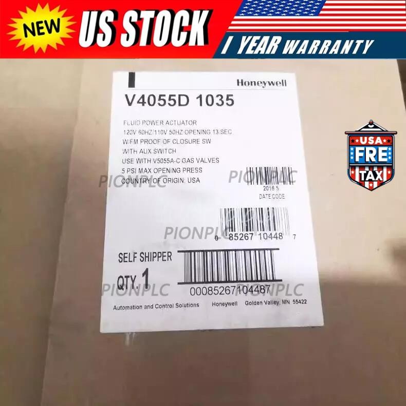 1PC New Honeywell V4055D1035 Fluid Dynamic Gas Valve Fast Shipping US Free TAX