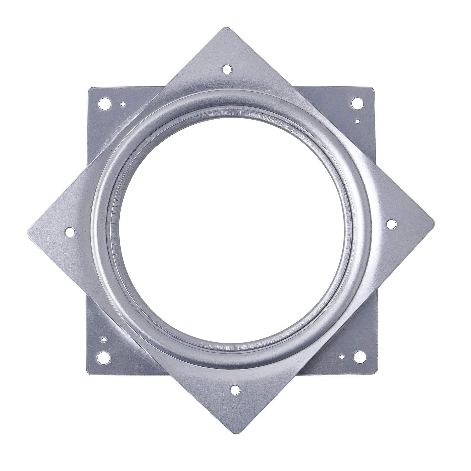 2Pack 6-Inch Heavy-Duty Lazy Susan Turntable with 500-lb Steel Ball Bearing Rotating Tray
