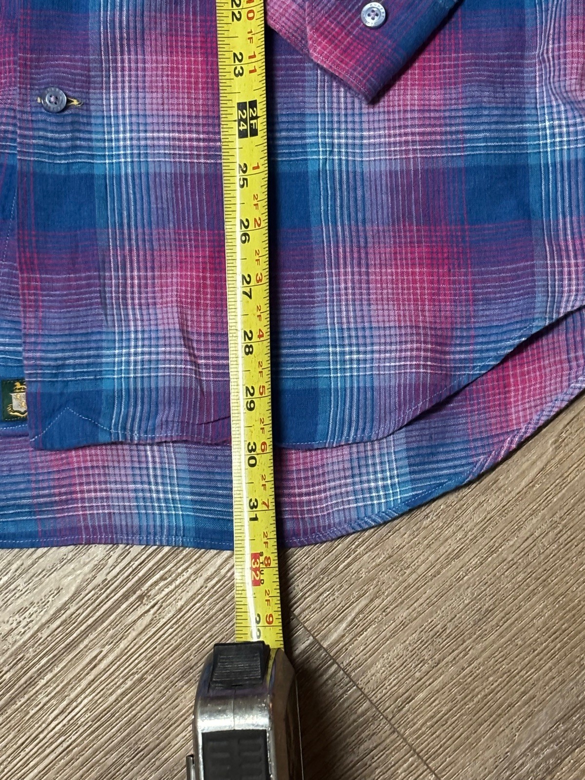 Robert Talbott Classic Plaid Button Down Shirt Me… - image 3