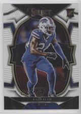 2022 Panini Select Concourse White Prizm 17/35 Kaiir Elam #98 07x3