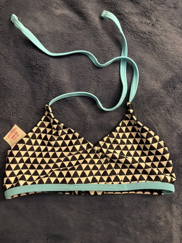 Girls circo two Piece Swimsuit top only Size XS 4/5