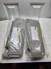 Sun Visors Pair For 2012-2017 Toyota Camry 74310-33f80-b0 Rh Beige