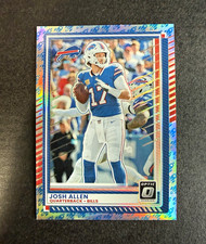 2025 Panini Donruss Optic Josh Allen Buffalo Bills Rocket Prizm #70