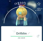 ✨ Shiny Drifblim wearing a Halloween Mischief costume ✨- P T C - Description