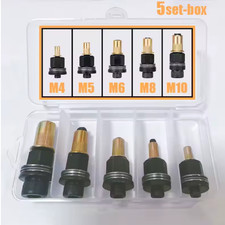 5 Sizes Rivet Nut Tool Mandrel Set Heavy Duty Carbon Steel Rivnut Tool Heads 5 Sizes Rivet Nut Tool Mandrel Set Heavy Duty Carbon Steel Rivnut Tool Heads