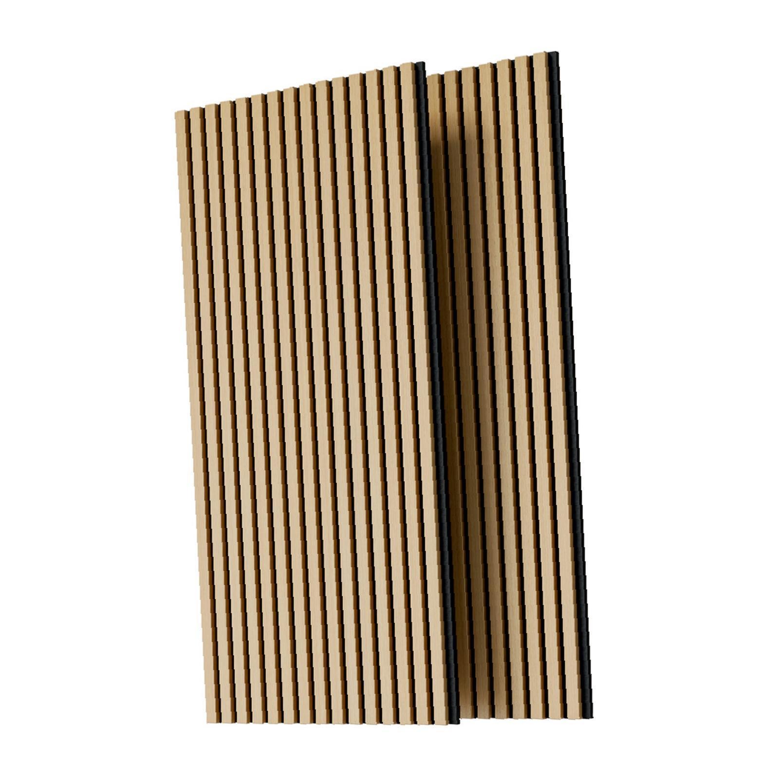 Wood Panels for Wall Slat Wall Panels, 2PC Wood Slat Acoustic Panels for Wall
