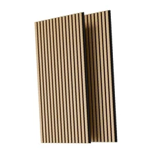 Wood Panels for Wall Slat Wall Panels, 2PC Wood Slat Acoustic Panels for Wall