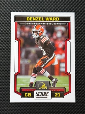 2023 Panini Score #212 Denzel Ward Cleveland Browns Football Card