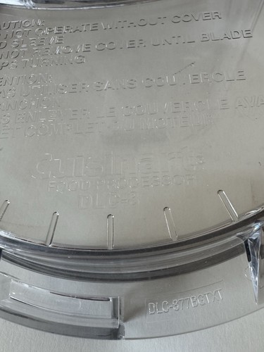 Cuisinart Pro Custom 11 Food Processor DLC-8 Replacement Parts DLC-877BGTXT - Picture 10 of 17