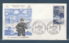 FRe enveloppe  25e anniversaire du débarquement  14 Ouistreham   1969