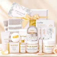 Luxury Self Care Spa Gift Basket for Women Birthday Relaxation Gift Set