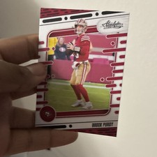 2024 Panini Absolute Football Brock Purdy #90 San Francisco 49ers Base Set Card