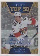 2019-20 Upper Deck Allure Top 50 Blue Auto Brady Keeper #T50-17 Auto 0ha
