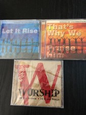 3 Worship CD's Songs Of Celebration/That's Why We Praise Him/Worship New Sealed