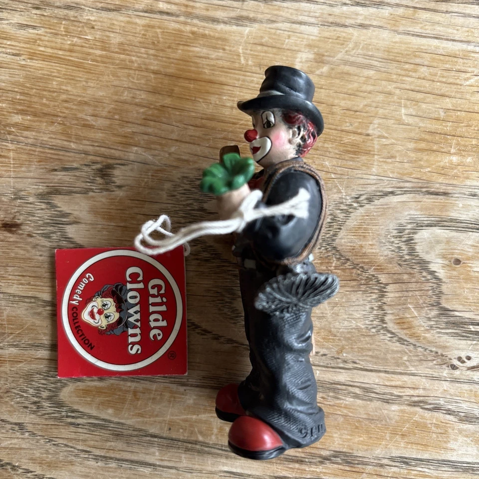 ⭐️Gilde Clowns kleiner Schornsteinfeger ca. 8,5cm hoch neu mit Etikett Clown - Bild 4 von 4