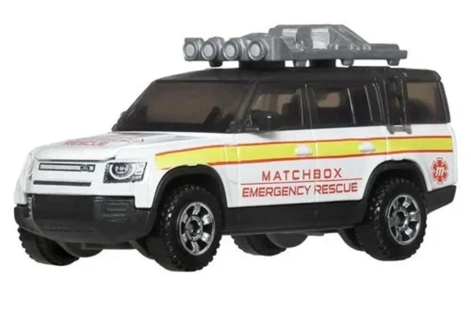 MATCHBOX 2025 MOVING PARTS LAND ROVER DEFENDER 130 EMERGENCY RESCUE 🔥 🚒 - Image 2 of 2