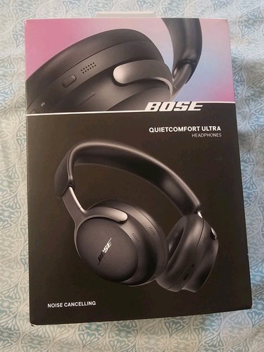Bose QuietComfort Ultra Wireless Noise Cancelling Over-Ear Kopfhörer Schwarz NEU!