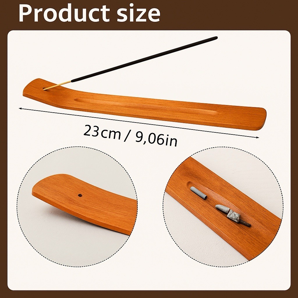 RÄUCHERSTÄBCHENHALTER aus Holz - Motiv - Räucherstäbchen Schiffchen Räucherwerk