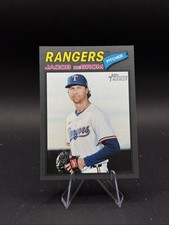 2026 Topps Heritage Jacob Degrom Dark Gray Parallel #98 Rangers