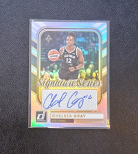 Chelsea Gray Signature Series Auto 2026 WNBA Donruss Silver Foil Las Vegas Aces