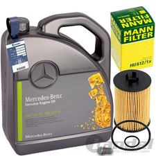 Original pour Mercedes 5W30 Huile + Mann Filtre à A B Classe W169 W245 150-200