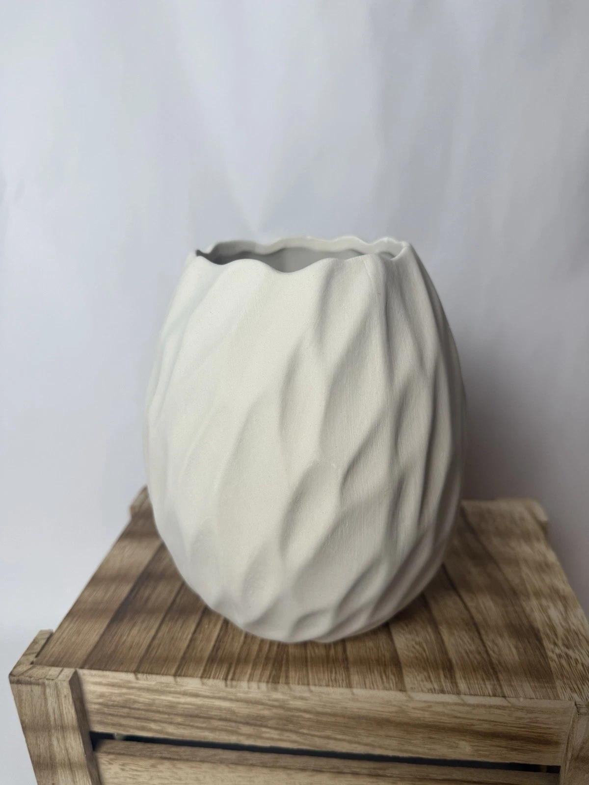 Ceramic Bisque Vase 7-inch Ready To Paint Ceramic