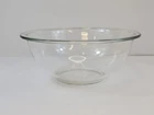 Pyrex Clear Glass Mixing Bowl 1.5 Liter #323 Stovetop Or Broiler 8" Vintage