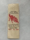 GALION OHIO 101st VOL INFANTRY GAR CIVIL WAR GRAND ARMY REPUBLIC REUNION RIBBON