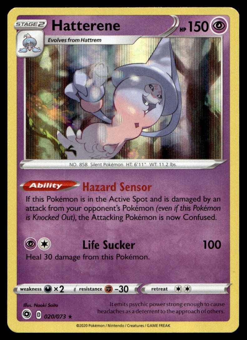 Hatterene Champion's Path 20/73 Pokemon TCG