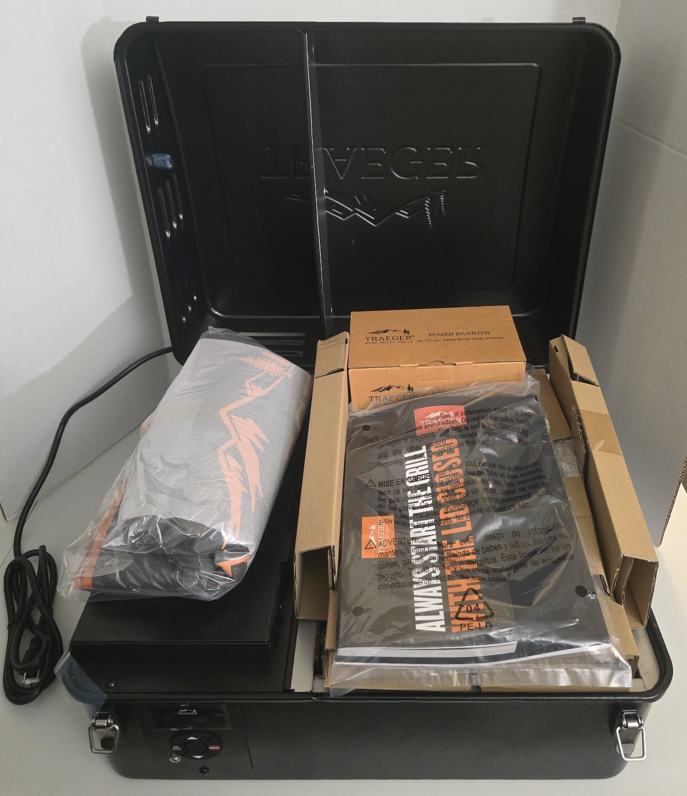 Traeger Ranger Wood Pellet Portable Grill Black 