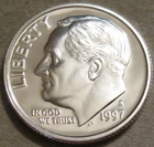 SELLING AS SHOWN - 2007 S SILVER PROOF ROOSEVELT DIME *** 90% SILVER ** 545