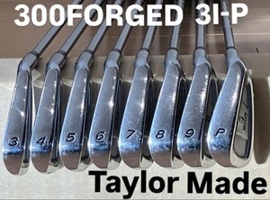 TaylorMade 300 FORGED アイアン三浦技研 4-SW 9本 中古