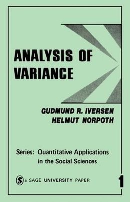 Analysis of Variance Paperback Helmut P., Iversen, Gudmund R. Nor