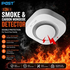 Smoke Detector, Carbon Monoxide Detectors, 2 in 1 CO Smoke Alarm Smoke Co