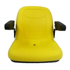 Yellow Uni Pro Bucket Seat with Armrests Fits John Deere 4200 4300 4400 4500