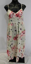 Gap Women's Corset Adjustable Soft Woven Maxi Dress CD4 Pink Floral Small NWT