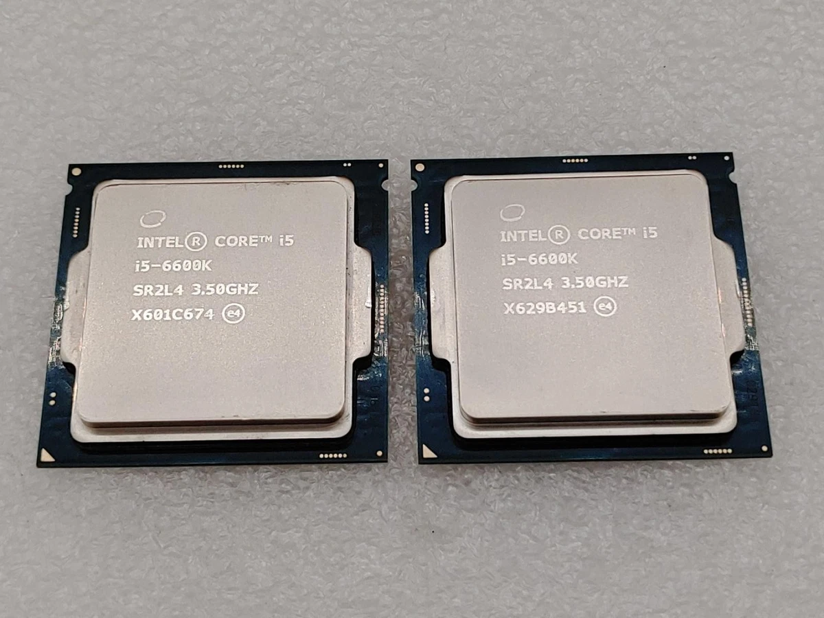 Intel Quad Core i5-6600K Computer Processors Just Listed 2026