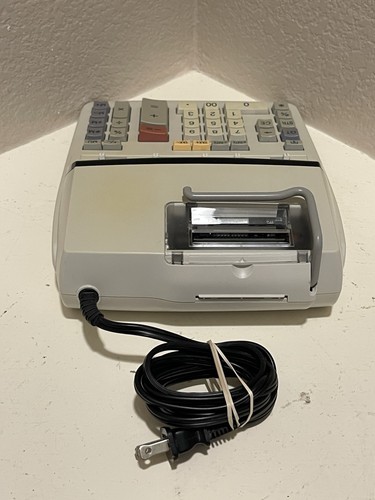 Sharp Adding Machine - EL2192RII - 12 Digit - 2 Color Printer - Works - Picture 4 of 7