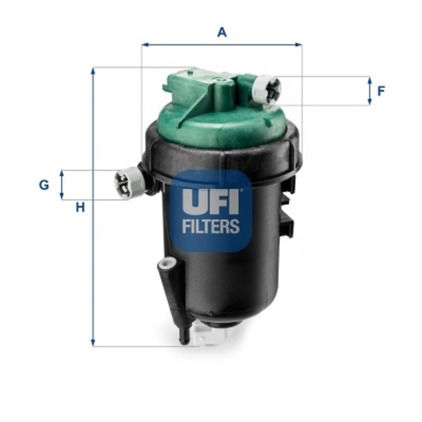Kraftstofffilter UFI 55.145.00 Filtereinsatz FüR Multipla Fiat JTD 186AXE1A-image